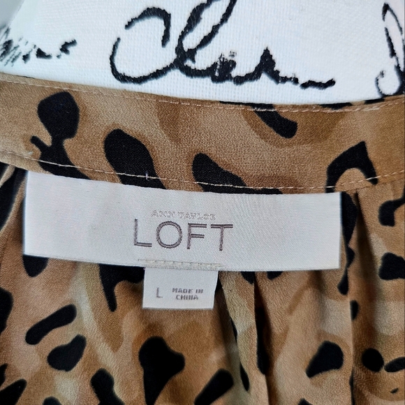 Leopard Top - Loft - Picture 2 of 5